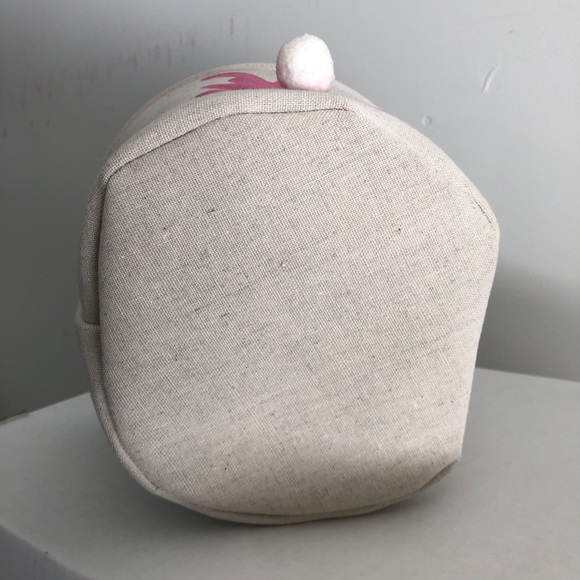 Fabric Easter Basket with Pink Bunny & Cotton Tail - Picture 6 of 10